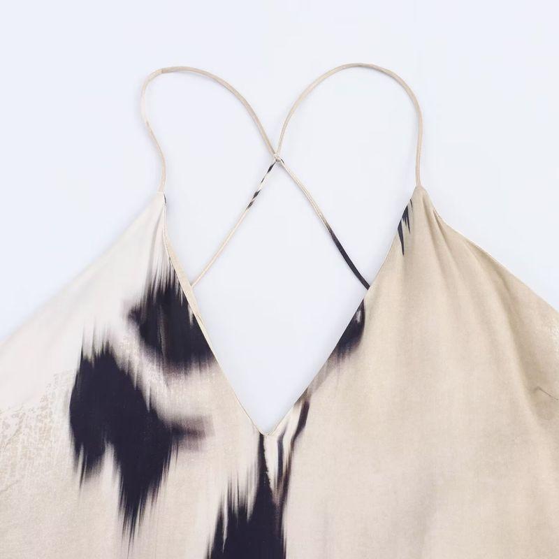 Kaslead New Arrival Women's Clothing Fashion Style Fashion Minimalist Intimates Style Print Dress 8303024