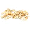 100Pcs M6 6.2mm Eye Terminal Brass Brass Ring Cold Pressed Terminal  Cable Connecting