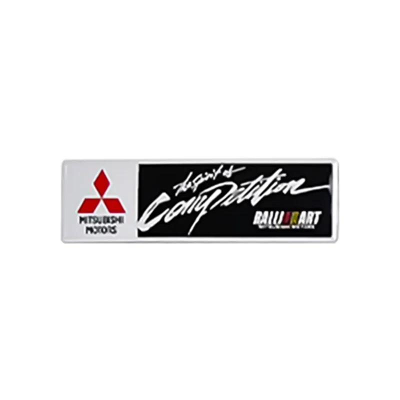 Для Mitsubishi Lancer EX Outlander Pajero ASX Eclipse Cross Ralliart EVO Grandis Сплав Автомобильная Наклейка Авто Боковой Значок Наклейка на Багажник MZ8