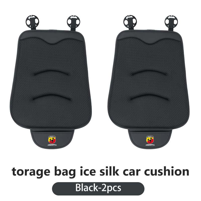 GHMJE1 Car Seat Cushion Ice Silk Storage Pad Non-slip Protector Cover For Abarth Stilo Ducato Palio Bravo Linea Doblo 500 Grande Tipo