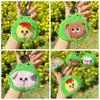 Crocodile Mini Earphone Bag Cute Animal Small Items Bag Portable Storage Bag Keychain  Children