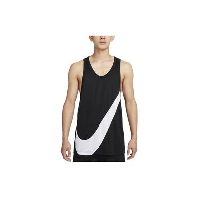 Быстросохнущая дышащая баскетбольная майка Big Swoosh, мужские топы, черные DH7133-013