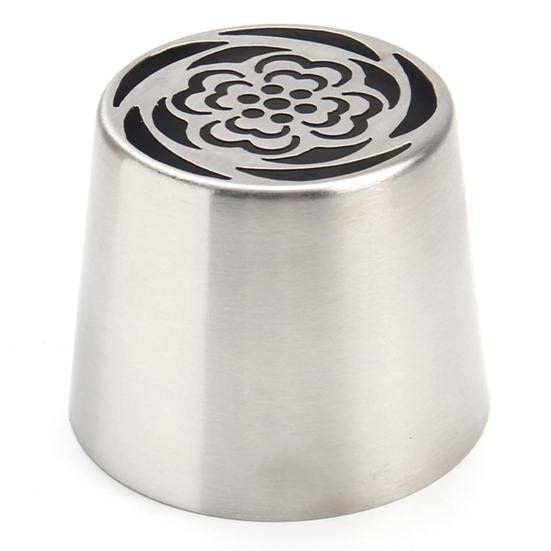 Насадки для кондитерских изделий Yousheng Russian, насадки для кондитерских изделий в виде роз, из нержавеющей стали, очень большие насадки для глазури, насадки для кондитерских изделий для украшения тортов глазурью