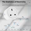 Graffiti ZigBee UK Smart Socket 16A with Alexa Integration and Metering Statistics.