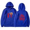 Casual Loose Fit Hooded Sweatshirt Teens Streetwear Long Sleeve Pullover
