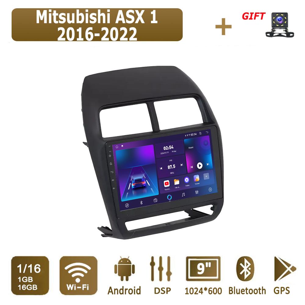 Android Carplay автомобильное радио для Mitsubishi ASX 1 2016-2022 мультимедийный проигрыватель головное устройство стерео GPS навигация BT WIFI 4+64 ГБ