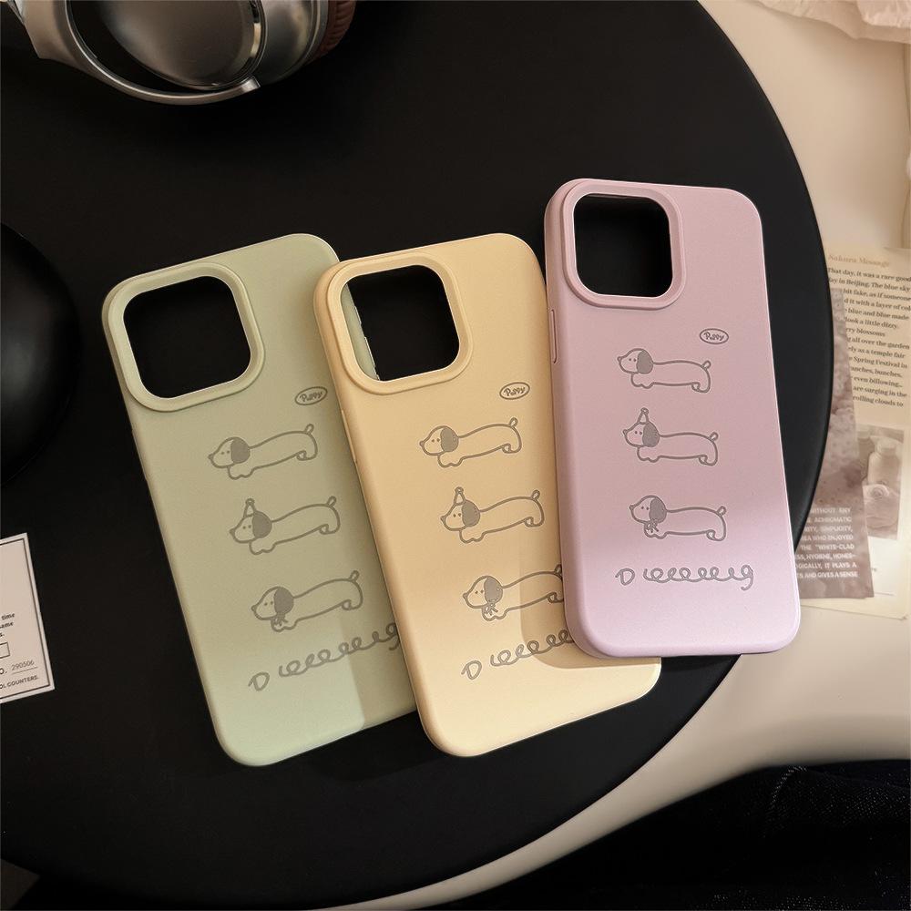 iPhone 16 15 14 Case Compatible and Suitable for 13 12promax Cute Dachshund