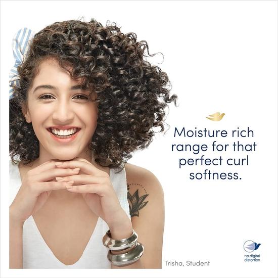DOVE Beautiful Curls Распутывающий Цветочный Кондиционер 380 Миллилитров, Для Вьющихся Волос