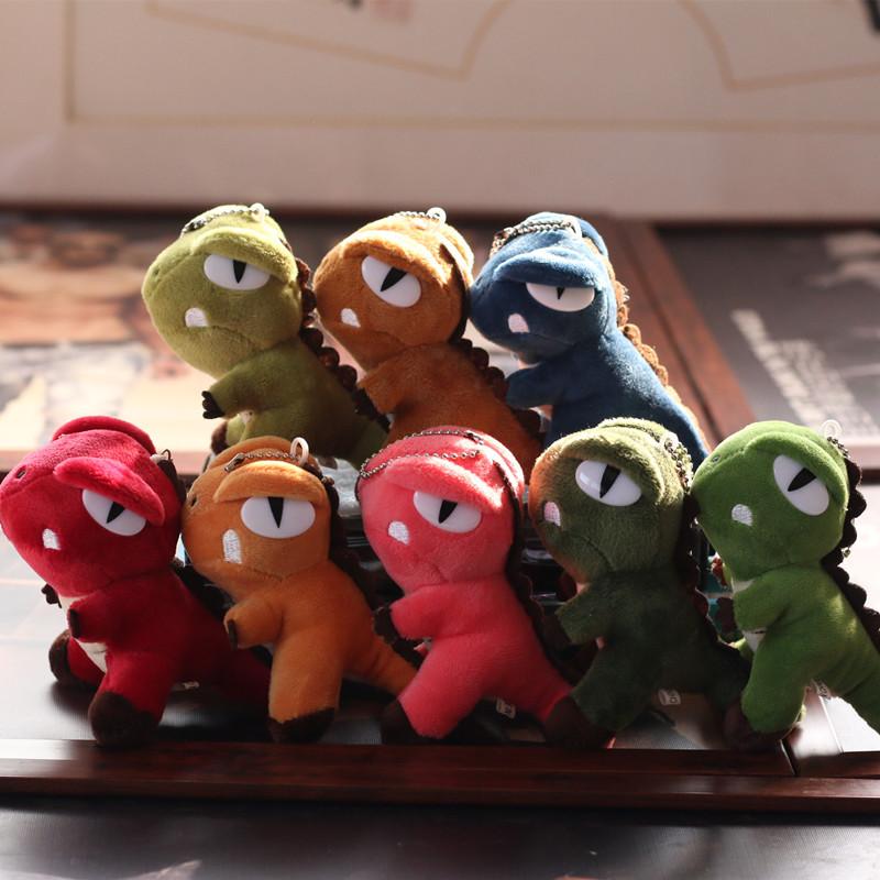 Cute Cute Little Dinosaur Pendant Plush Toy Doll Small Tyrannosaurus Rex Mini Doll Doll Claw Machine