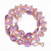 Natural Amethyst Carnelian Gemstone Smooth Beads Necklace 4-13 Mm 18" UB-7840 UB-7840