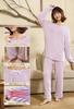 Пижама Vulcanodon Свободный и Мягкий Фиолетово-Белый Комплект Женский Размер XL, Посадка, Тонкий, Удобный, Влагоотводящий, Дышащий, Быстросохнущий,