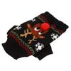 Dog Snow Sweaters Thickening New Year Christmas Dog Holiday Sweaters for Small Medium Dogs XS Black