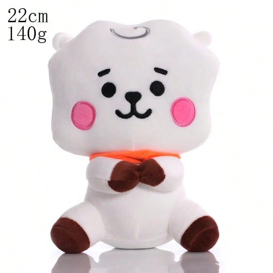LINE FRIENDS BT21 Kpop Аниме 10–24 См Мультяшная Плюшевая Игрушка Рюкзак: Милая кукла в корейском стиле — Идеально подходит для Рождества и дней рождения