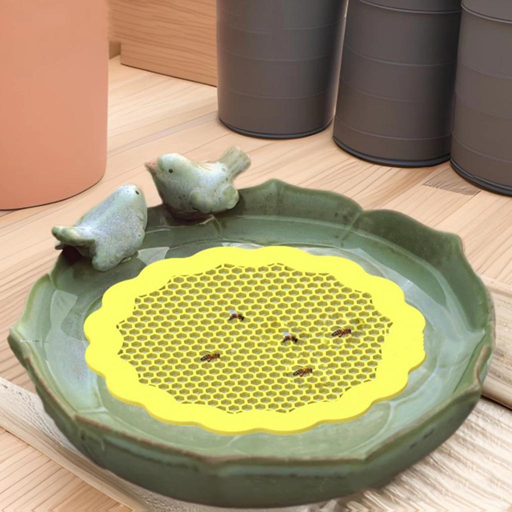 Yousheng Плавающая станция для поения пчел, поилка для насекомых-бабочек, для кормления опылителей, ванна для пчел, декор для сада на открытом воздухе