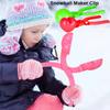 Plastic Heart Snowflake Duck Shape Clip Tongs Multistyles Fight Sports Toys  for Kids Adult