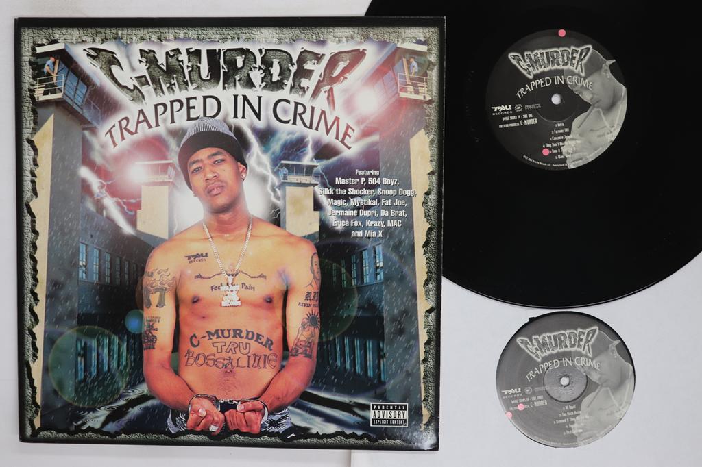 Виниловая пластинка CMURDER Trapped In Crime P150083 PRIORITY 2000 US Rap HipHopRB Б/у