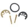 Tap Faucet Fixing Fitting Kit M8 Bolt Washer Plate Set Faucet Accessories