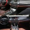 1 Комплект Высококачественной Черной Отделки Салона Автомобиля в Стиле 5D Углеродного Волокна Для BMW 520Li 528Li F10 F18 Виниловые Наклейки на Автомобиль Аксессуары НОВЫЙ