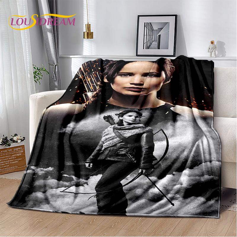 3D The Hunger Games Movie Archer Character Soft Flannel Blanket for Beds Bedroom Sofa Picnic,Throw Blanket for Cover Outdoors