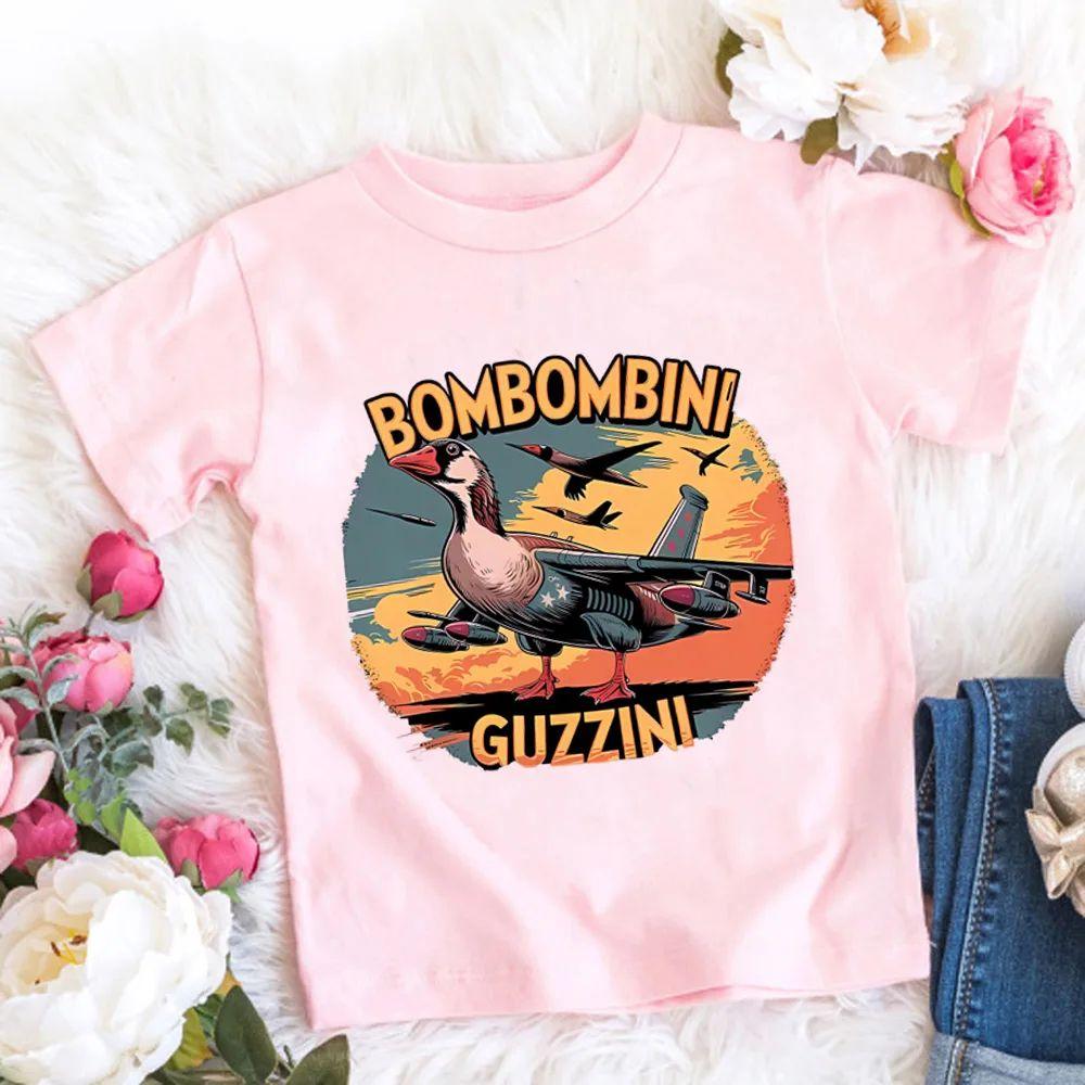 Summer Tops Italian Brainrot T-Shirt Cartoon Anime Print Clothes Round Neck Basic Tops Fashin Casual Loose T Shirts Gift Unisex