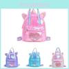 Children Unicorn Backpack Sequins Soft Material Toddlers School Travel Bags