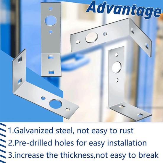 2 шт. кронштейны для фонарей прицепа, устойчивые к коррозии, универсальные, простые в установке, L-образные кронштейны для задних фонарей