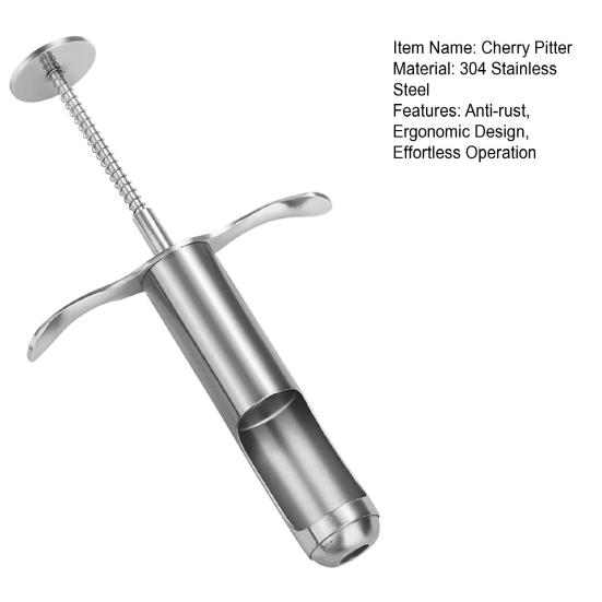 Нержавеющая сталь Cherry Pitter Эргономичный простой инструмент для удаления сердцевины красного финика, инструмент для удаления фруктовых и оливковых косточек, кухонный инвентарь