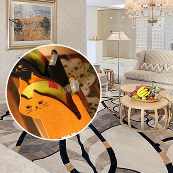 Настольный диспенсер для клейкой ленты, деревянный диспенсер в форме кошки для упаковки подарков, держатель рулона клейкой ленты для офиса, дома, школы