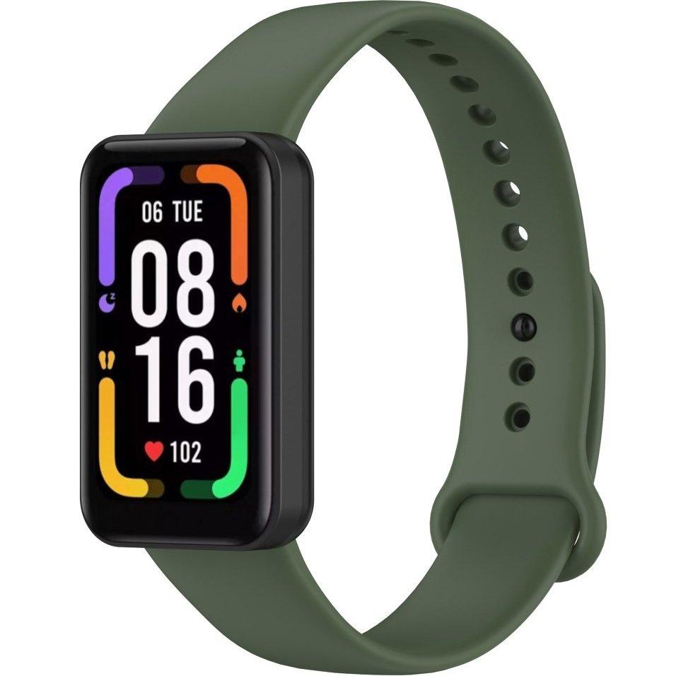 Silicone Strap for Xiaomi Redmi Smart Band Pro, Green