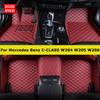 DOODRYER Custom Car Floor Mats For Mercedes Benz C-CLASS W204 W205 W206 C180-C450 Auto Carpets Foot Coche Accessorie