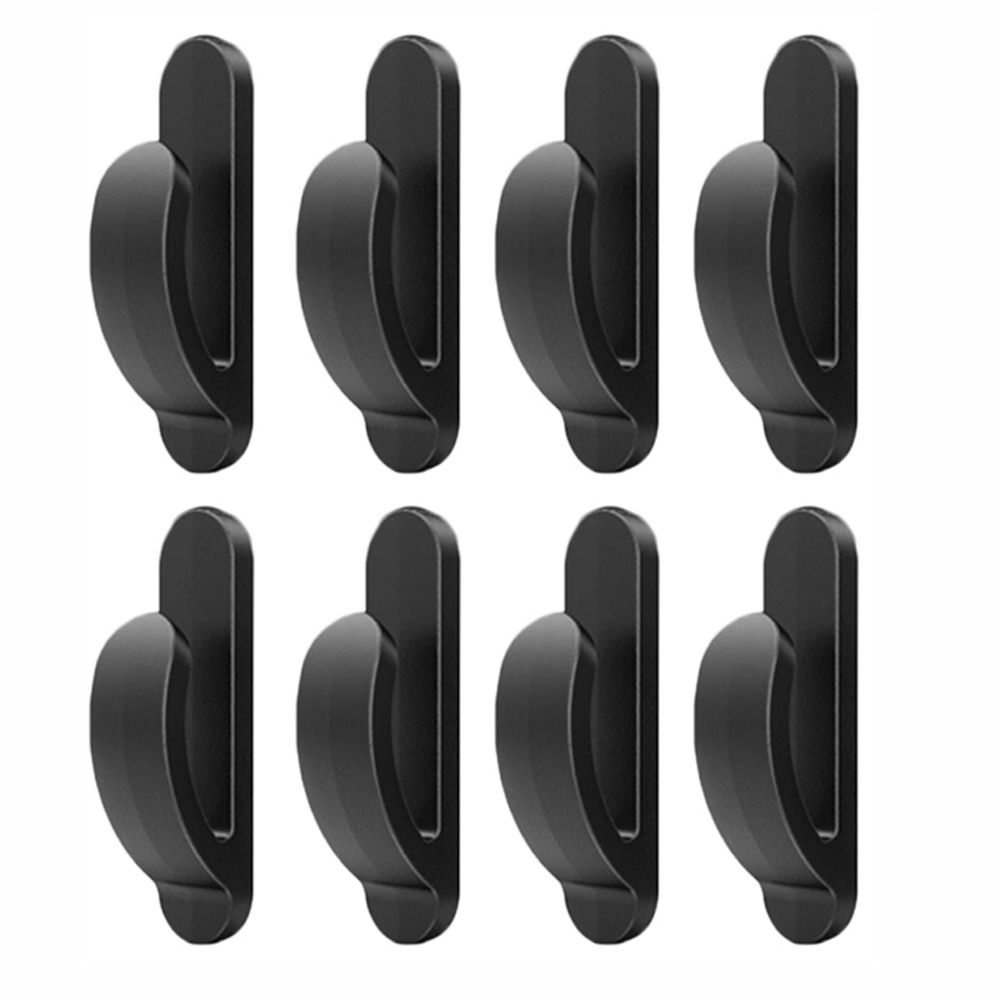 4 шт. ABS автомобильные самоклеящиеся крючки черные домашние держатели крючки универсальный автомобильный подголовник крючок автомобиль