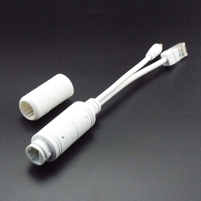 48 В до 12 В Poe Splitter Водонепроницаемый адаптерный кабель Модуль питания Poe Splitter Инжектор для IP-камеры видеонаблюдения