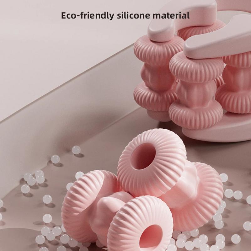 Роликовый массажер для пальцев рук, акупунктура, мини-массажер для суставов пальцев, ручной, облегчает кровообращение, расслабление мышц