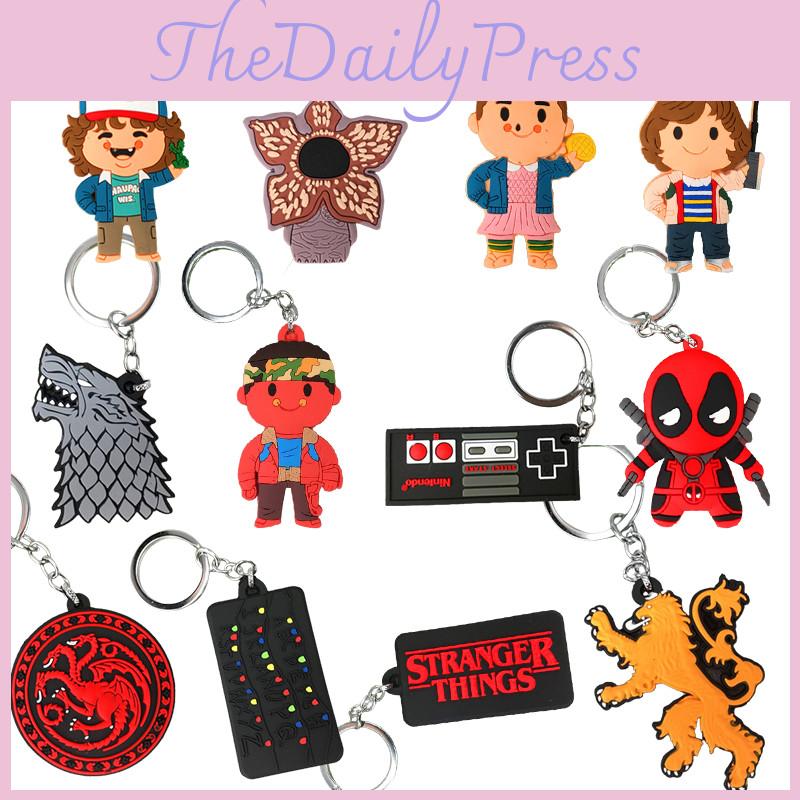 Deadpool Doublesided Pvc Soft Plastic Pendant Key Chain