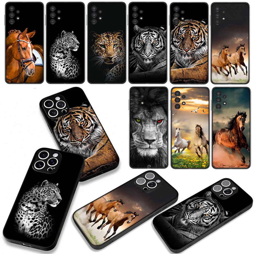 Tiger Lion Art Leopard Horse Cover Phone Case for Huawei P30 P20 P10 Mate 10 20 Pro Lite Y9A Y8S P Smart Y7 Y9 Prime Y6