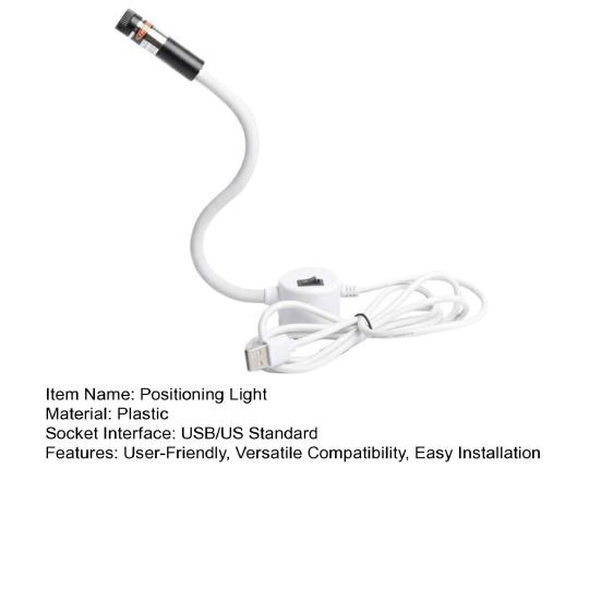 Магнитный позиционный свет Yousheng для швейной машины, свет для квилтинга, красный инструмент для направляющей линии, вращающийся свет, направляющая шва для прямой строчки для шитья