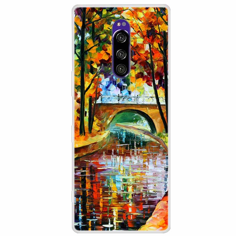 Чехол для Sony Xperia 1 Роскошные Животные Прозрачная Крышка для Sony Xperia1 XZ4 SO-03L SOV40 J8110 J9150 J8170 Корпуса Чехлы для Телефона