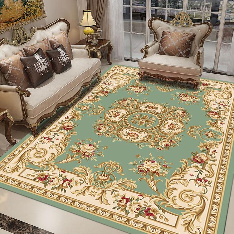 American Europe Style Retro Carpet Living Room Sofa Bedroom Bedside Kitchen Entrance Door Rug Non-slip Luxury Home Decor Mat