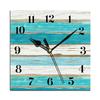 Wooden Square Wall Clocks Silent Non-ticking Battery Powered For Home Kitchen Living Room Office