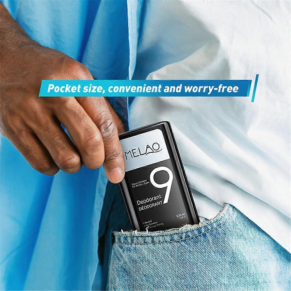 Deodorant Stick (Classic Cologne Scent) – Portable Deodorant Stick for Men, Fresh Fragrance, Odor-Neutralizing Stick