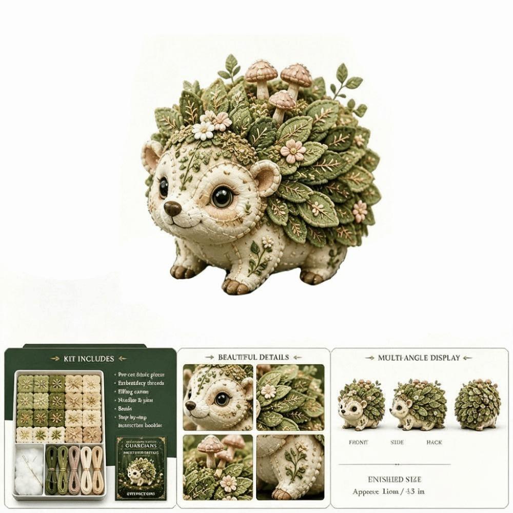 Floral Fabrics DIY Sewing Kit Creative Design Animal Toy Craft Fabric Sewing Kit  For Craft Lover
