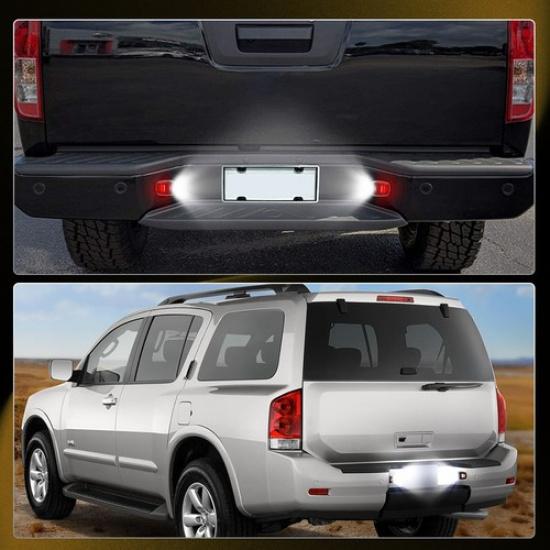 Светодиодная подсветка номерного знака с разъемом и жгутом проводов Для 2007-19 Nissan Frontier A