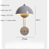 Danish Designer Flower Bud Wall Lamp Bedroom Bedside Lamp Simple Luxurious Decoration TV Background Wall Children Room Wall Lamp