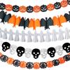 300cm Halloween Pumpkin Spider Bat Ghost Bunting Banner Garland Party Decoration