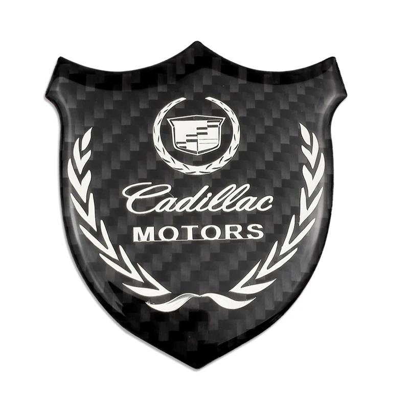 Значок из углеродного волокна для Cadillac Escalade CTS ATS SRX Deville BLS XT4 XT5 XT6 STS XTS SLR XLR CT4 CT5 CT6 Боковое окно автомобиля Эмблема
