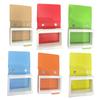 Mini Photo Album with Clear Sleeves Portable Picture Holder for Wallet-Sized Photos Creative Photo Folder Novelty Display for Weddings
