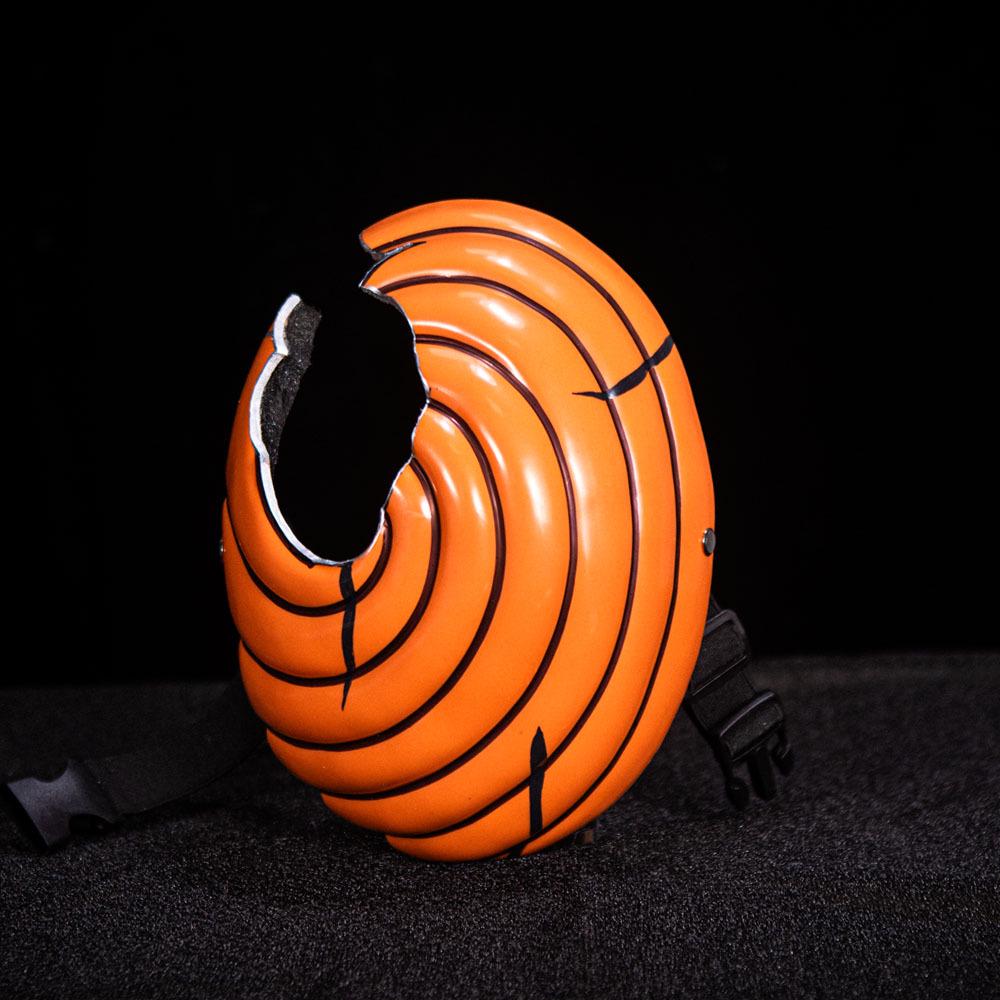 COS Наруто Тоби Смола Маска на все лицо - Костюм на Хэллоуин для детей и взрослых