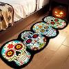 Skull Print Carpet Bedroom Bathroom Door Mat Halloween Day Of The Dead Bedside Rug Bay Window Pad Home Decor