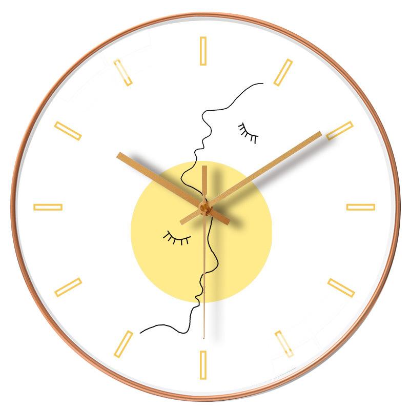 10-дюймовые 25 см креативные часы с попугаями для гостиной, простые настенные кварцевые часы, популярные в интернете бесшумные часы