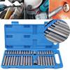40/Pcs Hex Star Torx Socket Bit Set Tool Kit 1/2inch 3/8inch Drive